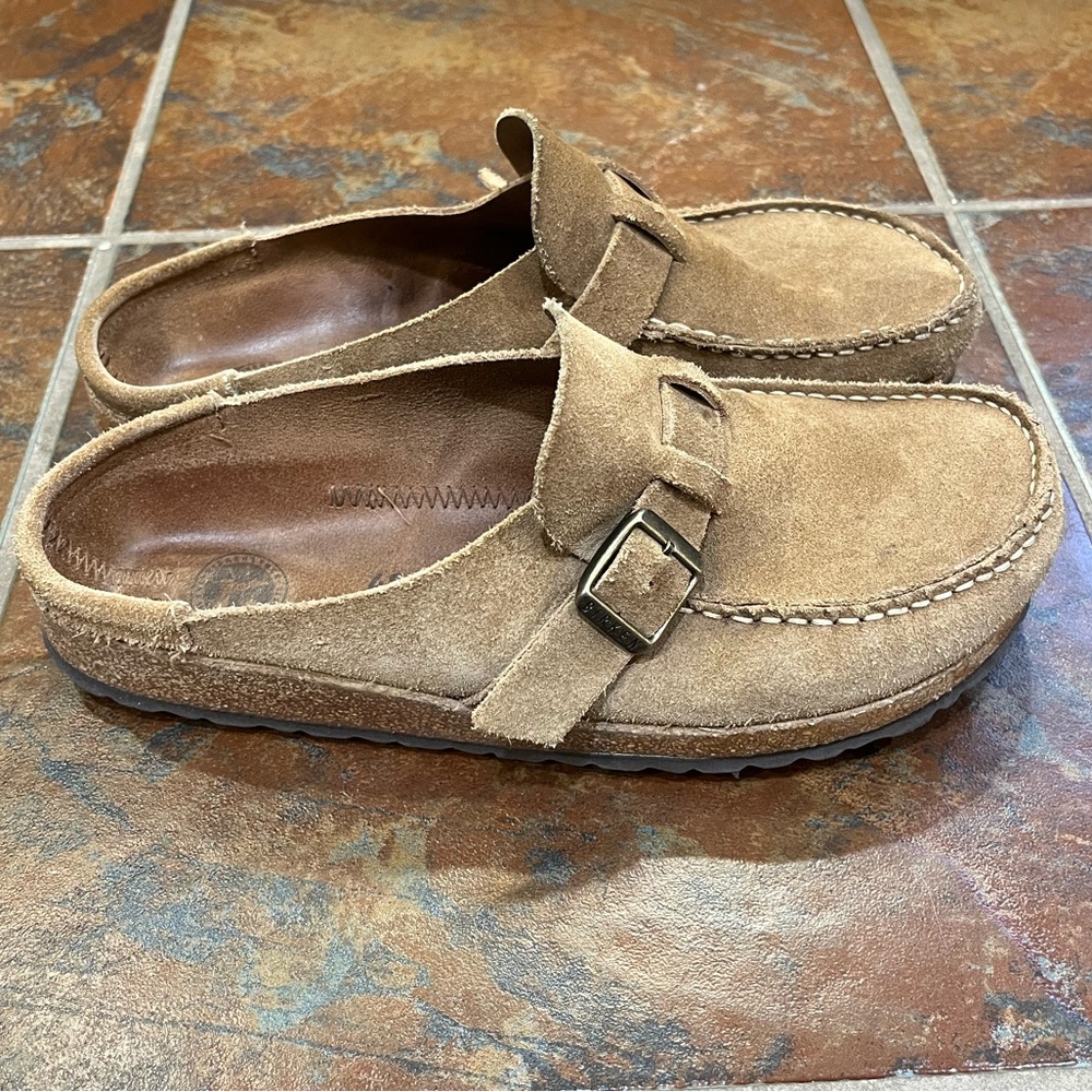 Birkenstock Buckley Suede Clogs